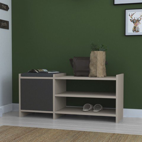Банкетка для прихожой ML Sunno Light Mocha Anthracite